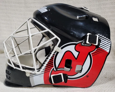New Jersey Devils Franklin Goalie Mask, DECORATIVE Hockey hobby Cover