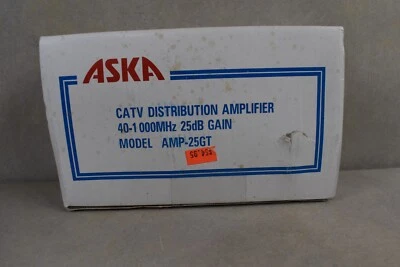 ASKA AMP-25GT Distribution Amplifier NEW OLD STOCK - Image 1 of 2