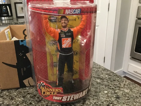 Nascar Winners Circle Tony Stewart #20 Action Figure Figurine NEW Racing MOC Cover