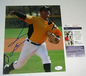 Jameson Taillon Pittsburgh Pirates Signed 8x10 Photo COA Inscription JSA CERT - Picture 1 of 1