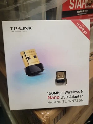 150Mbps Wireless N Nano USB Adapter TL-WN725N (2015) Brand New Factory Boxed - Image 1 of 3