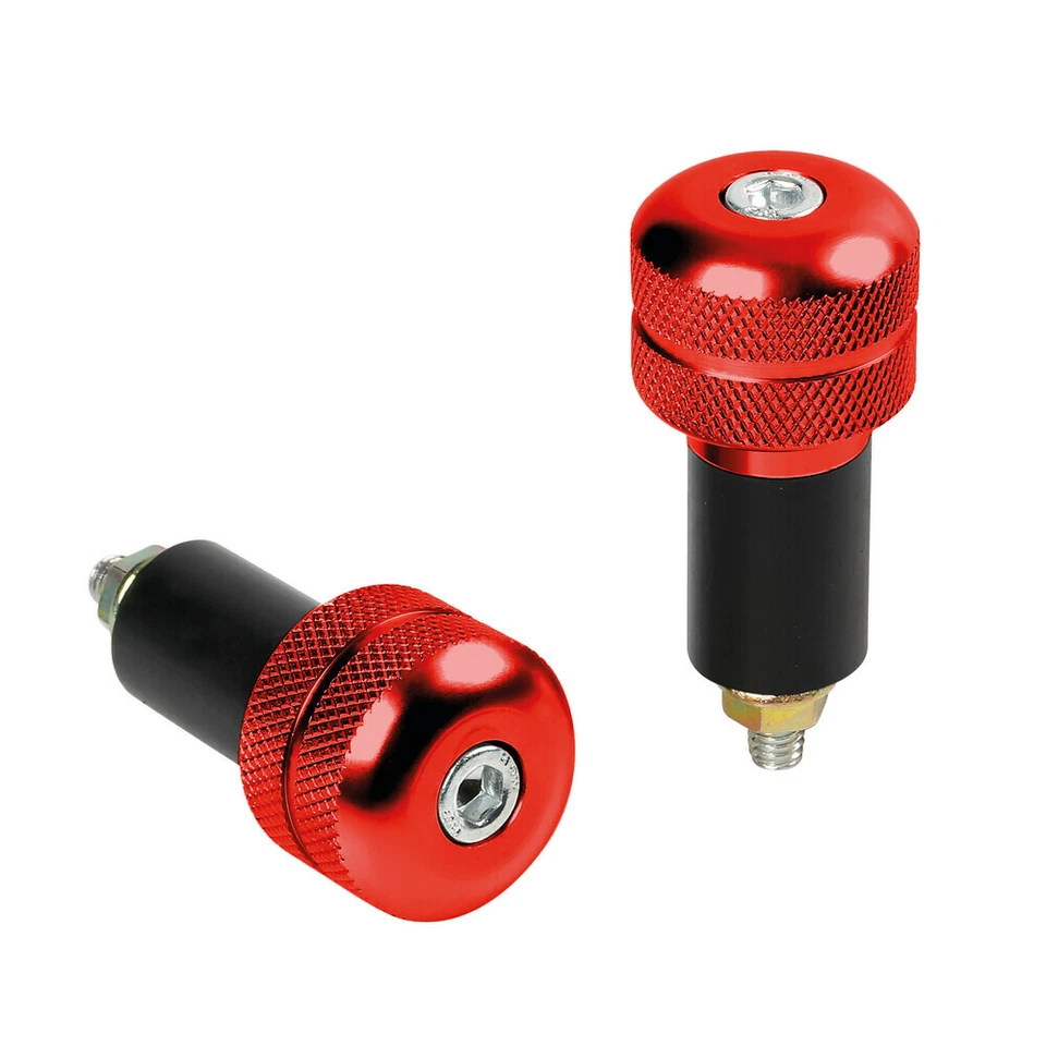 Stabilizzatori Universali per Manubrio Moto Lampa Su-4 alluminio Rosso 2pz