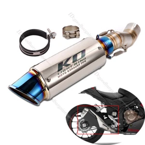 For Honda CBR500R CB500X CB500F Exhaust Tips Mid Link Pipe 51mm Muffler Escape - Picture 1 of 12