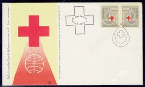 THAILAND 1972 Red Cross (Pair) FDC - Picture 1 of 1
