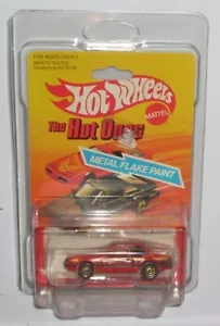 Vintage 1982 Hot Wheels Car Turbo Mustang Cobra Red The Hot Ones Wheels Gold MOC - Picture 1 of 3