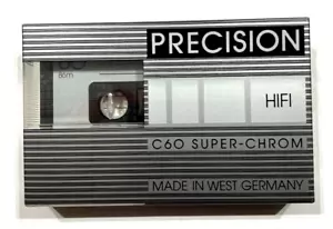 PRECISION C 60 audiocassetta nastro vuoto sigillato Made in Germany tipo II - Foto 1 di 2