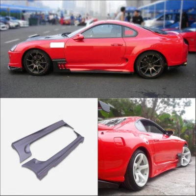For 93-98 Supra MK4 JZA80 VRS Type Fiberglass Side Skirt Pair Tuning Body Kit Foto 1 de 4
