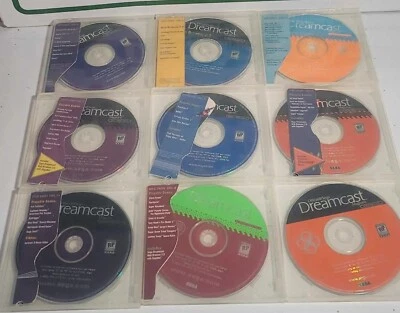 Sega Dreamcast Demo Disc Lot of 9 Untested - Image 1 of 2