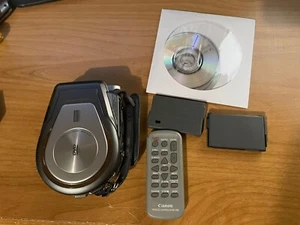 Canon Mini DVD Camcorder NTSC DC 20 With batteries, remote, discs Ships Next Day - Picture 1 of 6