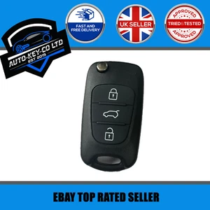 NEW REPLACEMENT 3 BUTTON REMOTE FLIP KEY FOB CASE FOR KIA SPORTAGE CEED ETC - Picture 1 of 5