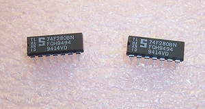 QTY (25) 74F280BN SIGNETICS 14 PIN DIP 9-BIT PARITY GENERATOR-CHECKER NOS 1 TUBE - Picture 1 of 2