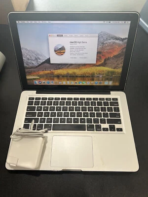 Apple Macbook Pro 13 Mid 2010 A1278 Core 2 DUO 2.4GHz 4GB 250G HDD High Sierra - Image 1 of 4