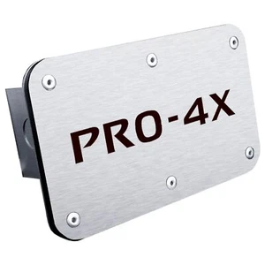 Nissan Pro-4X Trailer Hitch Plug (Brushed Chrome) - Picture 1 of 2