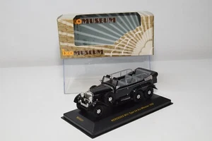 B28 1:43 IXO MUSEUM MUS031 MERCEDES-BENZ W31 TYPE G4 SIX-WHEELER 1938 BLACK MIB - Picture 1 of 19