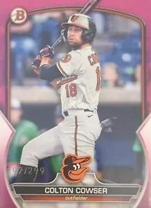 2023 Bowman Bowman Prospects#BP-144 Colton Cowser Fuschia /299 - Picture 1 of 2