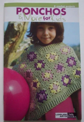 Ponchos & More for kids caps mittens crochet pattern - Image 1 of 4