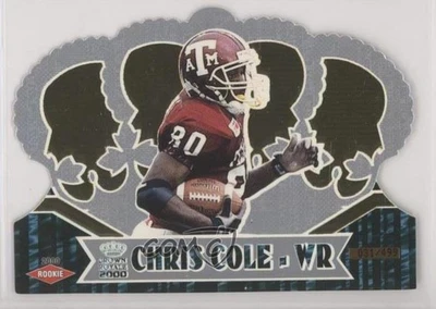 2000 Pacific Crown Royale Rookie Draft Picks /499 Chris Cole #115 Rookie RC - Image 1 of 2