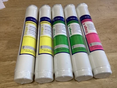 Pure Blue H2O Reverse Osmosis Water Filter System Replacement Filters 5-Count - Image 1 of 4