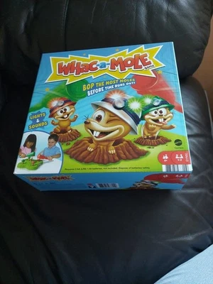 WHAC-A-MOLE ELECTRONIC GAME WITH LIGHTS AND SOUNDS MATTEL 2020 LOVELY FREE UK PP - Image 1 of 2