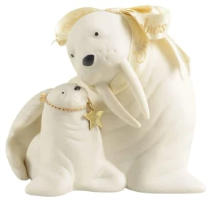 Department 56 Snowbabies "Frosty Frolic Friends" Mama Walrus & Calf Figure 1999 - Picture 1 of 12