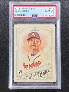 2018 Topps Allen & Ginter #116 Ozzie Albies RC PSA 10 Atlanta Braves - Picture 1 of 1