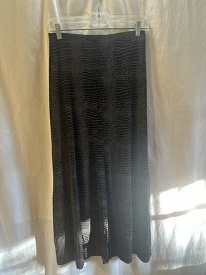 Briggs New York Croc Print Midi Skirt – Size S - Image 1 of 4