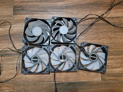 ANTEC 120MM RGB x3 + 2 120mm PC CASE FANS (5 in 1 Pack)  - Image 1 of 3
