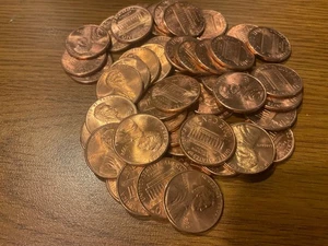 Rollo de centavo Lincoln 1992-P brillante sin circular (50 monedas) de bolsa como nueva de EE. UU. - Imagen 1 de 4