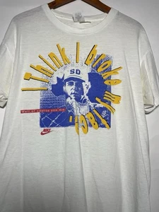 Vintage 90s Nike David Osbourne Think I Broke My Face Tee T-Shirt Size XL - Picture 1 of 10