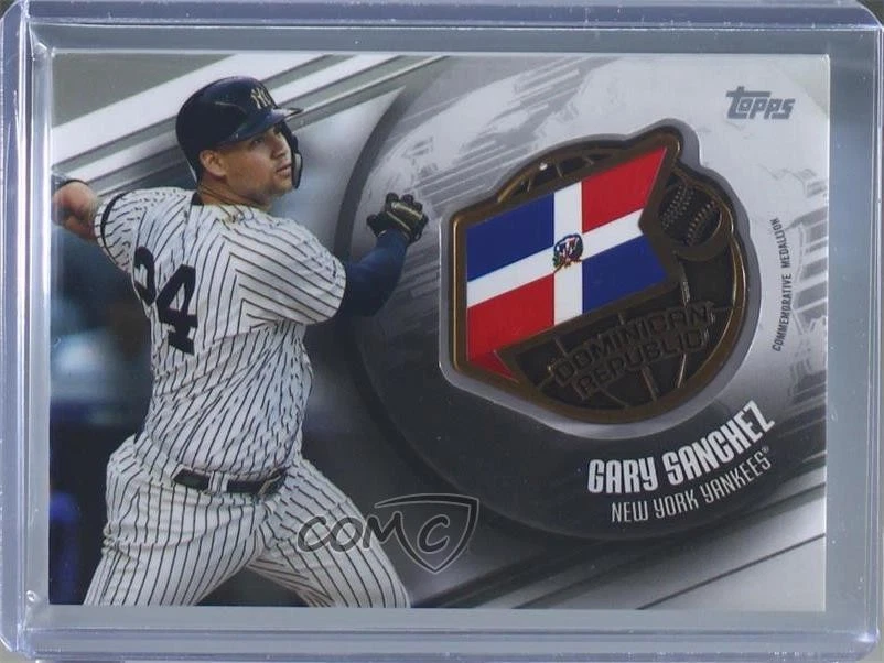2020 Topps Global Game Medallions Gary Sanchez #GGM-GS - Image 1 of 2