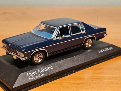 OPEL ADMIRAL - MINICHAMPS 1969-1977 - DARK BLUE - 430 046060 - Photo 1/4