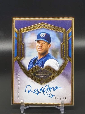 2020 Topps Transcendent Roberto Alomar Hall of Fame Auto /25 Toronto Blue Jays - Image 1 of 2
