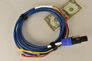 3m REL Acoustics Bassline Blue SpeakOn Subwoofer Cable - Picture 1 of 6