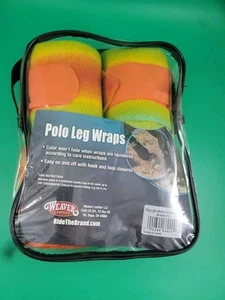 Paquete de 4 envolturas para piernas de polo Weaver/colores neón cada una mide 9’ de largo 4 1/2” de ancho - Imagen 1 de 4