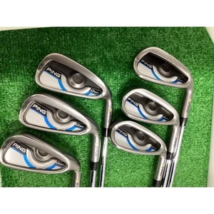PING G MAX Iron Set 6pcs 6-PW, GW Reshaft Flex Other Yellow Dot - Picture 1 of 6