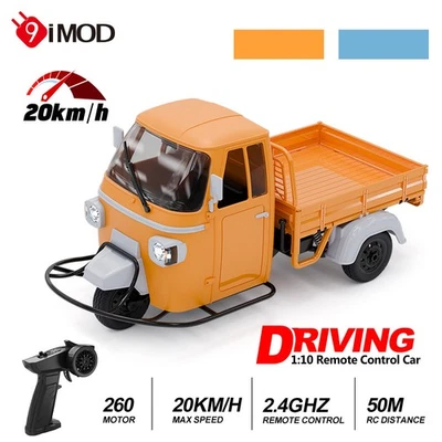 RC Tricycle 1/10 Rear Drive Car 2.4G 20km/h Baffle Folded Remote Controler Toys - Image 1 of 4