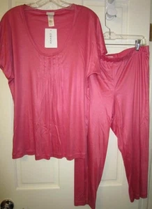 HANRO ~ Easy Lover Kurzarm Pyjama Capture Rose Micro Modal 7026 Gr. M NEU  - Bild 1 von 1