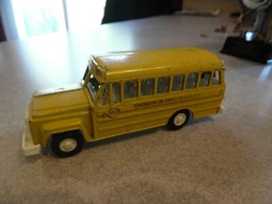 Antiguo Autobús Escolar Tootsie Coche Coleccionable TOOTSIE JUGUETES AMARILLO AUTOBÚS ESCOLAR - Imagen 1 de 7