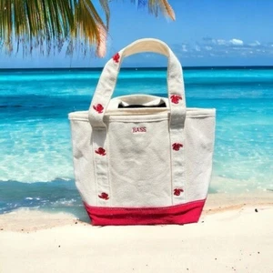 👍🏼G.H. Bolso de Mano Pequeño de Lona de Algodón Grueso con Cremallera Tema Bass Lobster - Imagen 1 de 12