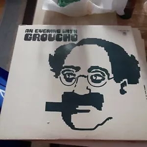 1972 A&M RECORDS AN EVENING WITH GROUCHO 2 RECORD SET NRMINT CONDITION - Picture 1 of 11