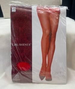 Leg Avenue Plus Size Red Fishnet Pantyhose 9001Q - Picture 1 of 1