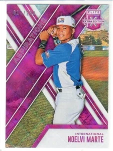 2017 Elite Extra Edition NOELVI MARTE PURPLE Aspirations ROOKIE #160! #017/200! - Picture 1 of 1