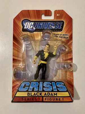 Figura de acción DC Universe Black Adam nueva 52 2008 Shazam Villain Mattel The Rock Foto 1 de 4