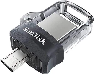 SanDisk Ultra Dual M3.0 USB3.0 OTG USB Flash Drive (SDDD3) 32GB 64GB 128GB 256GB - Picture 1 of 5