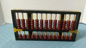 Vintage Xingyan Abacus 13 Rows Wood Made in China - Picture 1 of 6