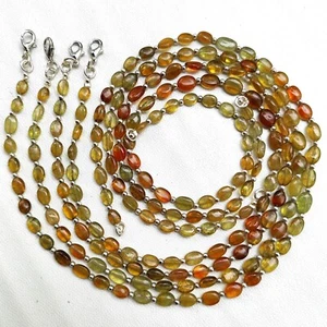 Collar de 17" con gemas naturales multicolores de apatita de tamaño de 6 a 8 mm - Imagen 1 de 12