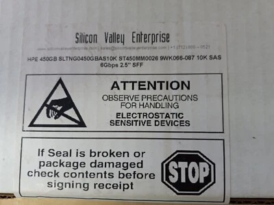 HPE 450GB ST450MM0026 Seagate  10K 2.5 DP 6G SAS  SAME DAY SHIPPING - Image 1 of 2