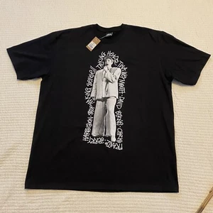 STUSSY X TALKING HEADS STOP MAKING SENSE TEE XL Black Big Suit - Picture 1 of 10