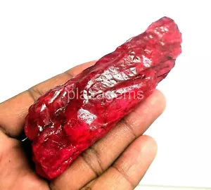 Natural Red Ruby Uncut Rough 500 Ct EGL Certified Gems 4RDJ - Picture 1 of 10