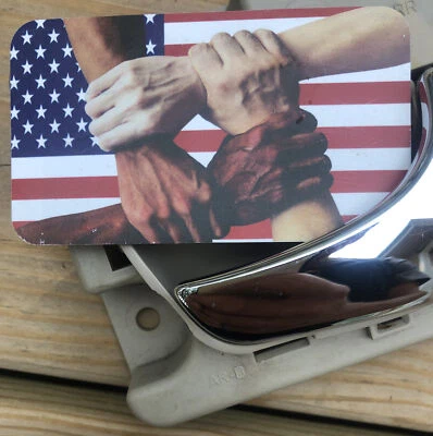 Volvo V70R S70 V70 Passenger Rear Door Interior Handle OEM Tan / Oak 9152500 - Image 1 of 4